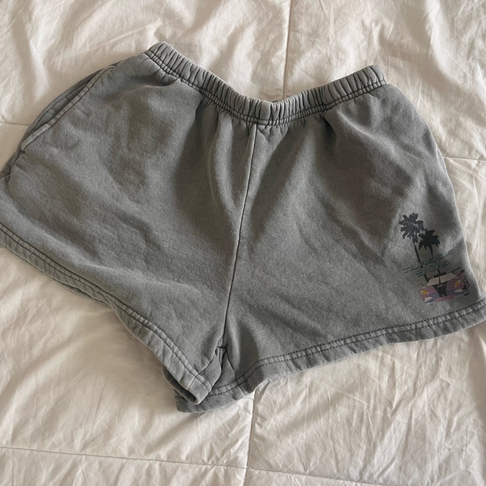 Gray Casual Shorts